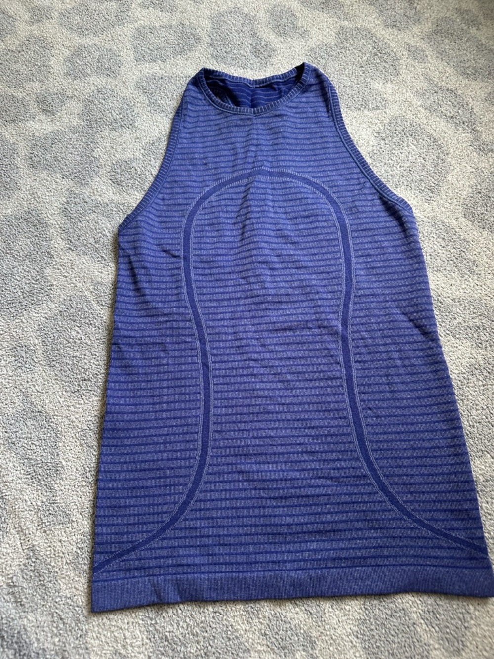 Lululemon Sleeveless Tank Top in Blue Stripes